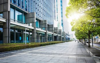 modern business center